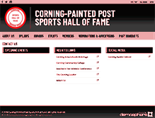 Tablet Screenshot of c-ppsportshalloffame.com